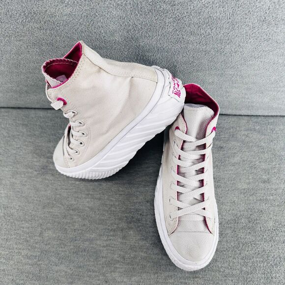 CONVERSE - Women's All Star Lift 2X Platform High Desert Sand Shoes Size 8  B6 - Picture 2 of 12